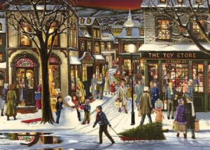 Image of Downtown Christmas Tray Puzzle – Discontinued when sold out