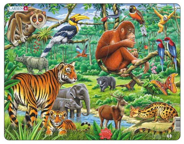 Puzzle Jungle  (Larsen) 70 Pc