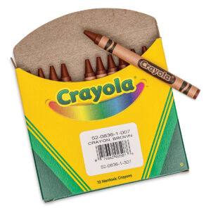 Image of Crayons 12 Brown