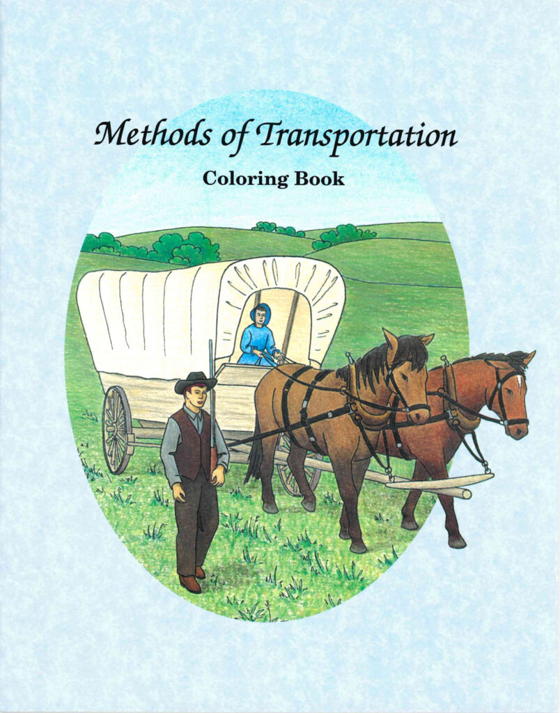 Image of Methods of Transportation Coloring Book