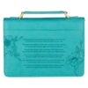 BC: Amazing Grace Floral Teal Faux Leather Large - Image 2