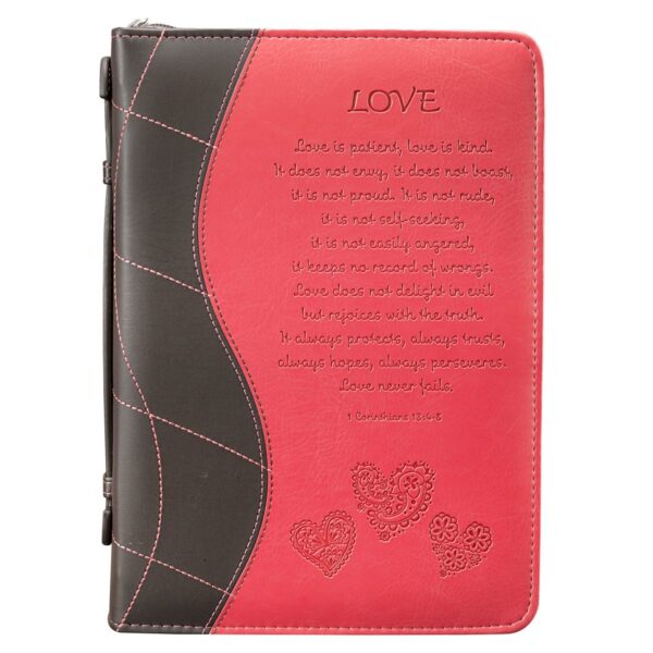 BC: Love 1 Corinthians 13:4-8 Pink Large 124 0515 0