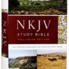 NKJV Study Bible, Hardcover, Full-Color, Red Letter Edition, Comfort Print