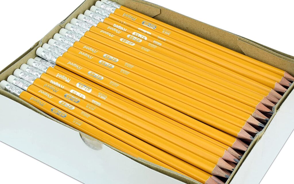 Image of Maped Pre-Sharpened Pencils 144 Yellow
