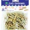 Craft Clothespins Mini Natural (50/Pack)