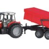 Massey Ferguson 7480 with Tipping Trailer