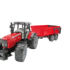 Massey Ferguson 7480 with Tipping Trailer - Image 2