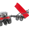 Massey Ferguson 7480 with Tipping Trailer - Image 3