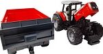 Massey Ferguson 7480 with Tipping Trailer - Image 7