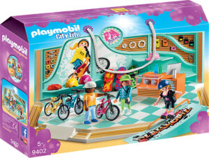 Image of Playmobil City Life – Bike & Skate Shop – Discontinued