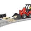 Schaeffer Compact Loader 2034 with figure and accessories - Image 2