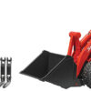 Schaeffer Compact Loader 2034 with figure and accessories - Image 3