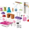 Playmobil Dollhouse - Bedroom with Sewing Corner - Image 2