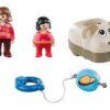 Playmobil 1.2.3 - Dog Train Car - Discontinued - Image 2