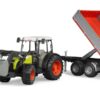 Claas Nectis 267 F Tractor W/ Loader and Tipping Trailer
