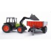 Claas Nectis 267 F Tractor W/ Loader and Tipping Trailer - Image 4
