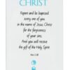 Tabletop Glass Plaque Baptized 5/8"x10 1/8"