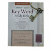 ESV Key Word Study Bible, Genuine Leather, Burgundy
