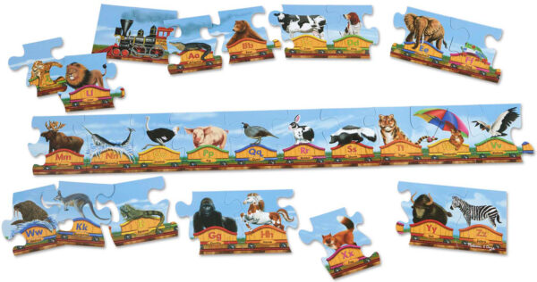 Puzzle Floor Alphabet Train 28 pc- Discontinued