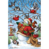 Puzzle Floor Frosty Feeds His Friends 48 pc