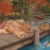 Puzzle Lazy Day on the Dock 275 pc