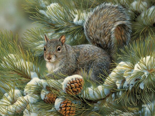 Puzzle Gray Squirrel Easy Handling 275pc 654 1758 0