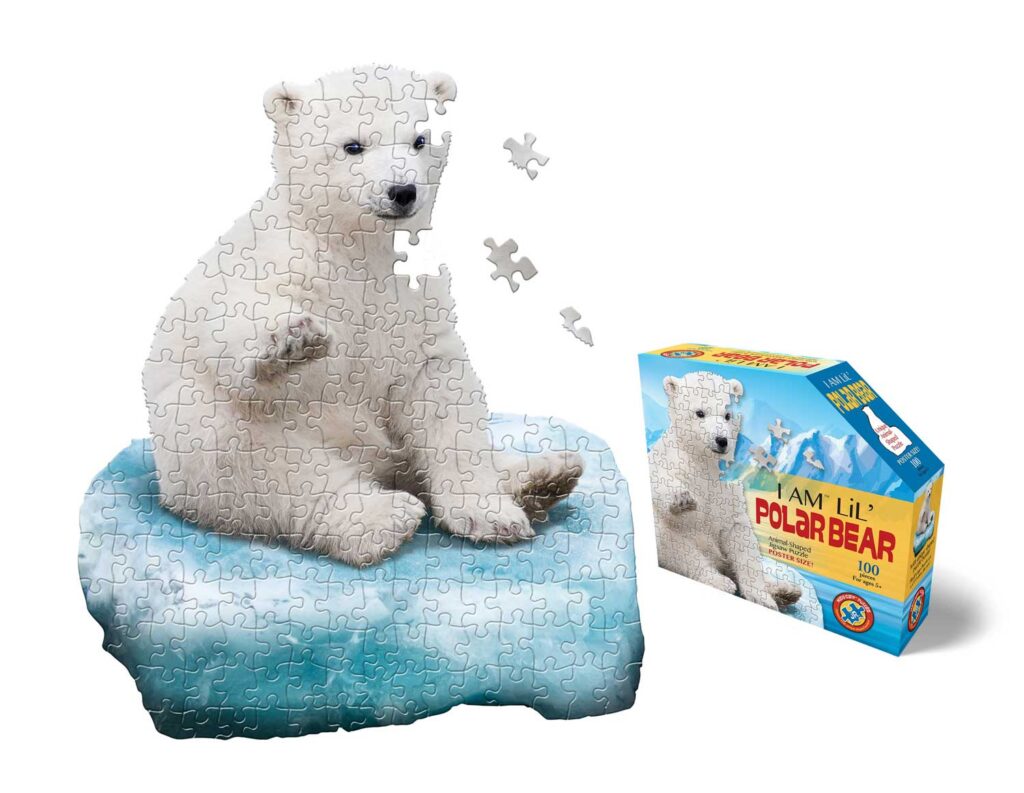 Image of Puzzle Shaped Jr. I am Lil Polar Bear 100 pc