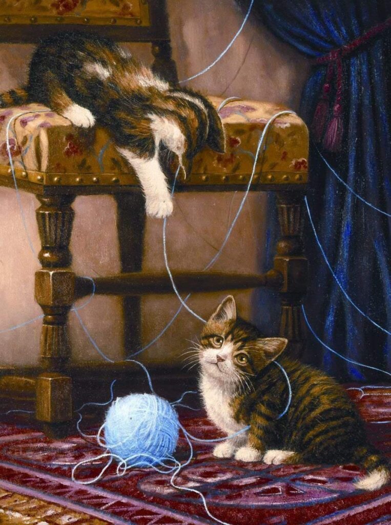 Image of Paint by Numbers | Playful Kittens