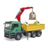 MAN TGS Crane Truck with 3 Glass Recycling Containers & Bottles - Image 3