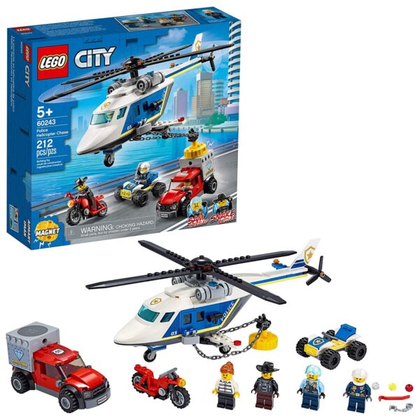 Lego City Police Helicopter Chase 60243 - Discontinued - Image 3