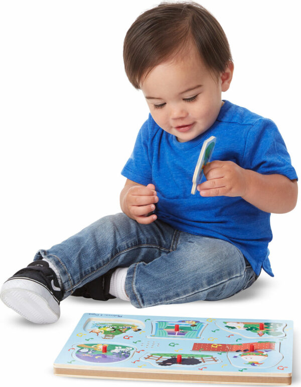 Sing-Along Nursery Rhymes Sound Puzzle -Blue #2 -Discontinued - Image 2