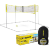 CROSSNET Original 4 Square Volleyball Net and Backyard Yard Gameset - Yellow
