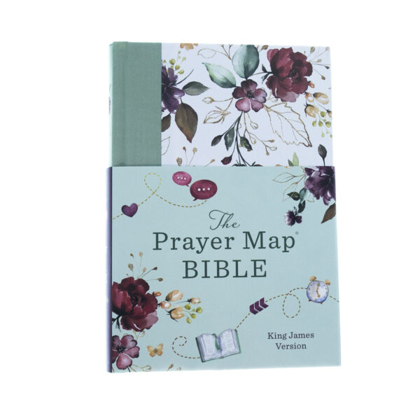 The KJV Prayer Map Bible -Mint Blossoms 126 0243 1