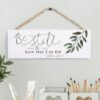 Be Still & Know Hanging Sign - Image 2