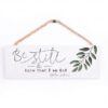 Be Still & Know Hanging Sign