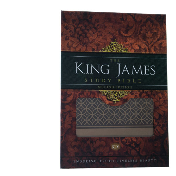 KJV Study Bible, Large Print, Imitation Leather, Tan - Image 2