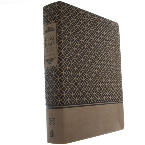 KJV Study Bible, Large Print, Imitation Leather, Tan