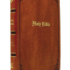 Kjv Thinline Bible, Large Print, Tan Leathersoft