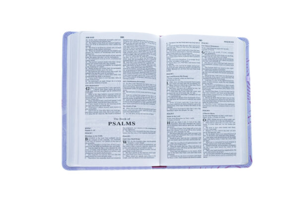 KJV Powder Purple, Compact, Ultraslim, Leather -Out of Print 206 0452 3