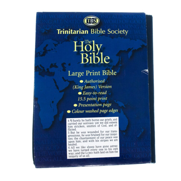 KJV Large Print Bible-Blue Imitation Leather 206 0659 5