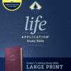KJV Life Application Study Bible, Third Edition, Large Print (Red Letter, Leathe