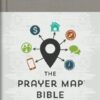 The KJV Prayer Map Bible  -Gray Weave