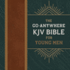 KJV Bible The Go-Anywhere for Young Men [Woodgrain Chestnut]