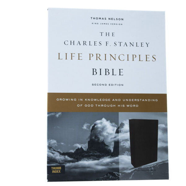 KJV, Charles F. Stanley Life Principles Bible, 2nd Edition, Genuine 206 1047 0 1