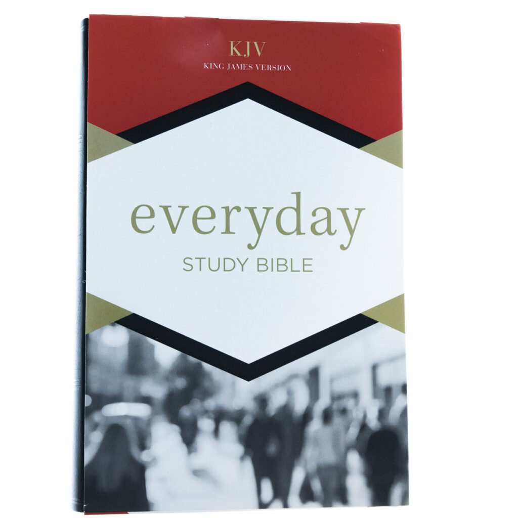 Image of KJV Everyday Study Bible, Black Leathertouch