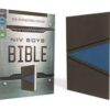 NIV, Boys' Bible, Leathersoft, Gray/Blue, Comfort Print