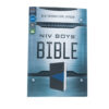 NIV, Boys' Bible, Leathersoft, Gray/Blue, Comfort Print - Image 2
