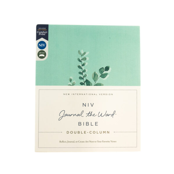 NIV, Journal the Word Bible, Double-Column, Cloth over Board, Teal - Image 2