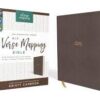 NIV, Verse Mapping Bible, Cloth over Board, Gray, Hardcover