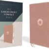 NIV Larger Print Compact Leathersoft Pink Bible